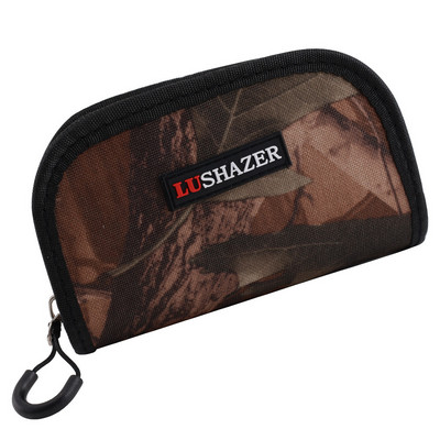 Pārnēsājams makšķerēšanas soma Lielas ietilpības audekls rāvējslēdzējs sequins karote lure ēsmas piederumu kaste Fishhooks rokas spinner āra uzglabāšanas futrālis