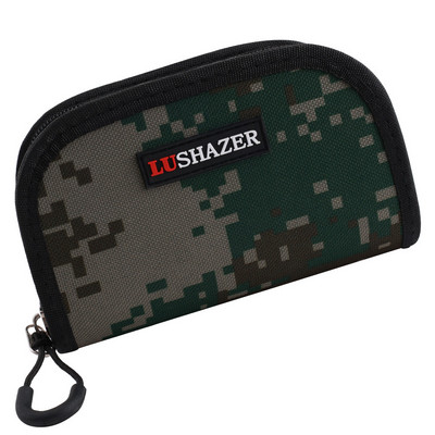 Pārnēsājams makšķerēšanas soma Lielas ietilpības audekls rāvējslēdzējs sequins karote lure ēsmas piederumu kaste Fishhooks rokas spinner āra uzglabāšanas futrālis