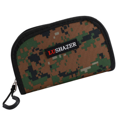 Pārnēsājams makšķerēšanas soma Lielas ietilpības audekls rāvējslēdzējs sequins karote lure ēsmas piederumu kaste Fishhooks rokas spinner āra uzglabāšanas futrālis