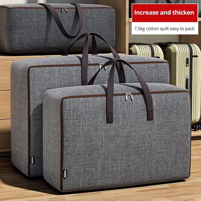 1gb mājsaimniecības Oksfordas apģērbu un segas glabāšanas soma Izturīga un ūdensnecaurlaidīga bagāžas soma Garderobes organizēšana un uzglabāšana