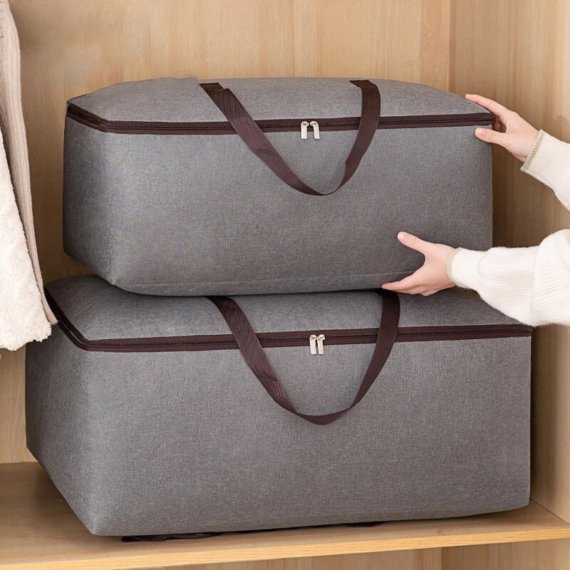 1gb mājsaimniecības Oksfordas apģērbu un segas glabāšanas soma Izturīga un ūdensnecaurlaidīga bagāžas soma Garderobes organizēšana un uzglabāšana