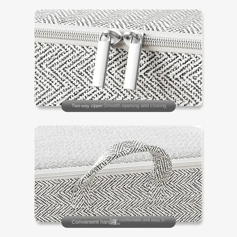 Háztartási nagy kapacitású tároló doboz Paplan tároló táska ruhák paplan tároló táska mozgó hálószoba rendszerezés tároló doboz 2024 új