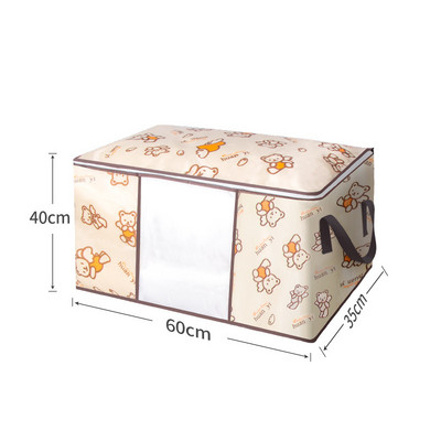 Lielas ietilpības apģērbu uzglabāšanas soma futrālis kaste Segas Spilveni Apģērbu šķirošana Organizatora soma Putekļu necaurlaidīgs skapja dekors