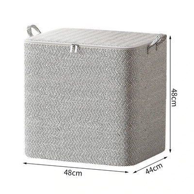 Органайзер за юргани Чанта за съхранение с дръжка Багаж за юргани за дрехи Влагоустойчива чанта за съхранение с капаци Органайзер с голяма вместимост