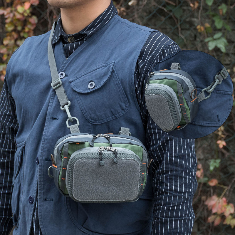 Mušu makšķerēšanas soma 2 slāņu makšķerēšanas lādes komplekts Stroage makšķerēšanas mušu saistīšanas rīks, regulējams vīriešiem un sievietēm, ceļošanai viegls svars