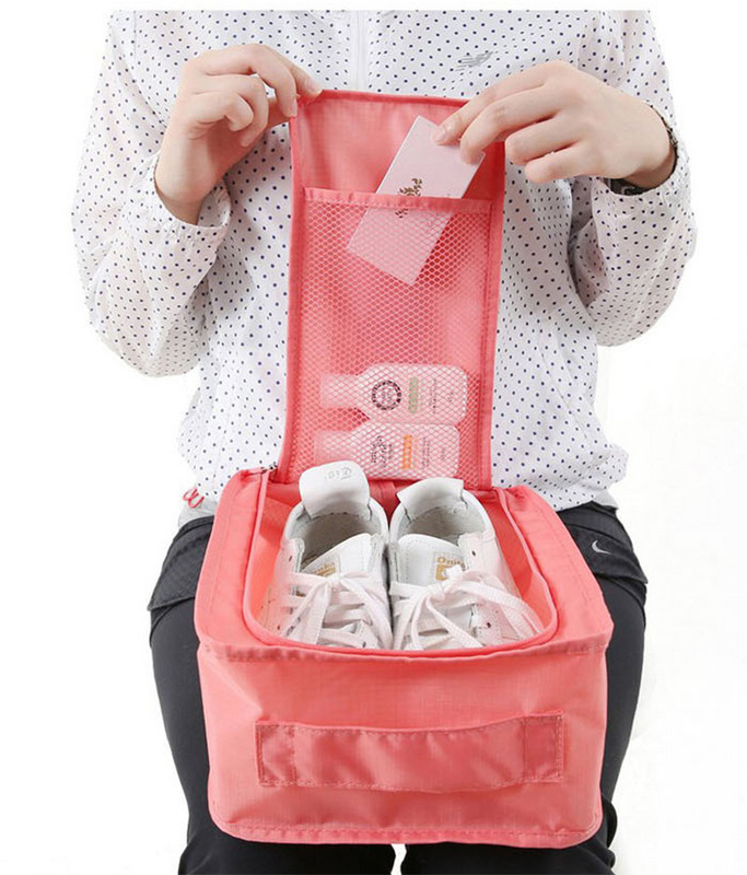 Otporan na prašinu Oxford Prijenosna torba za pohranu sklopivih cipela Putna torbica Torbica s patentnim zatvaračem Vodootporna torbica za organizatore Organizator za cipele donje rublje