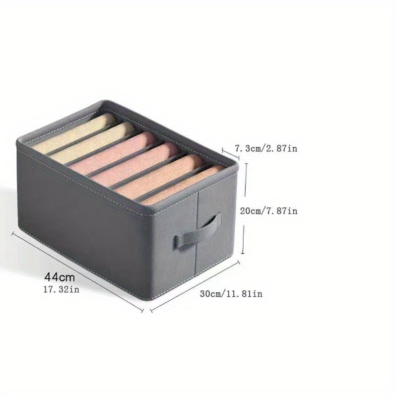 PP dēļu bikses uzglabāšanas kaste Džinsi Džemperis krekls uzglabāšanas kaste sabiezināta sadalīta glabāšanas kaste Skapis organizators mājas kopmītnē