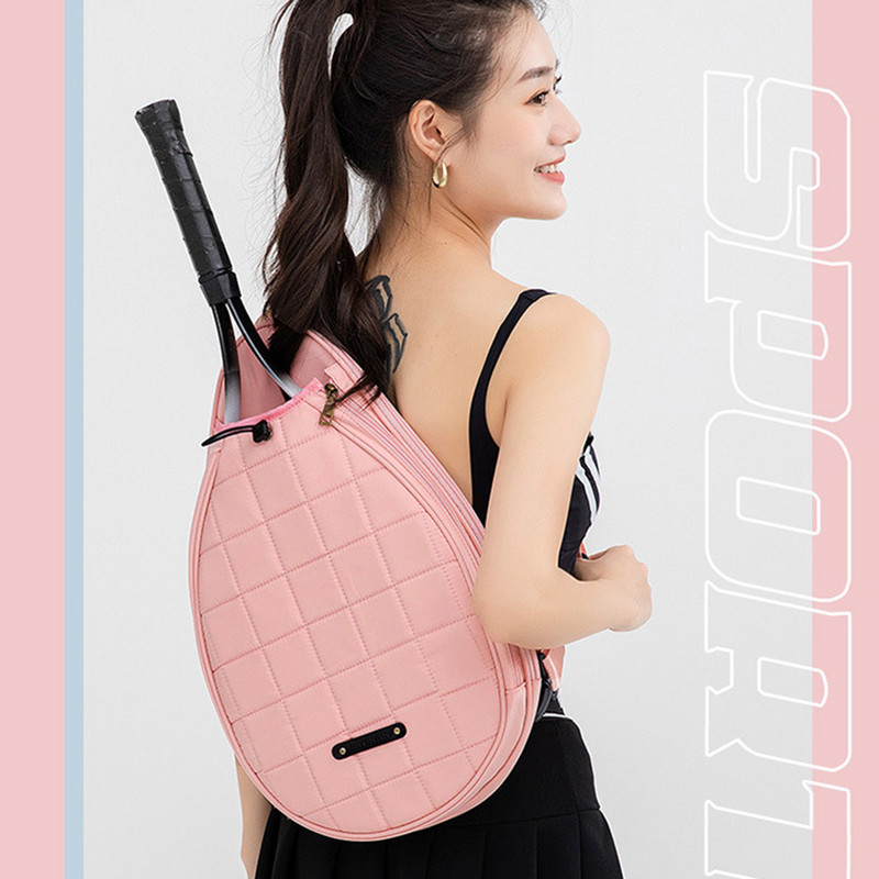 Välispordid, suure mahutavusega ühe õlaga diagonaalne tennisekott, reketikott Oxfordi riidest veekindel sulgpallikott