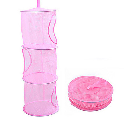 Rippuv hingav rippkott pesu hoiukoht Rippkorv võrkkangas Art Kokkupandav kuivatuskorvi suurus ca