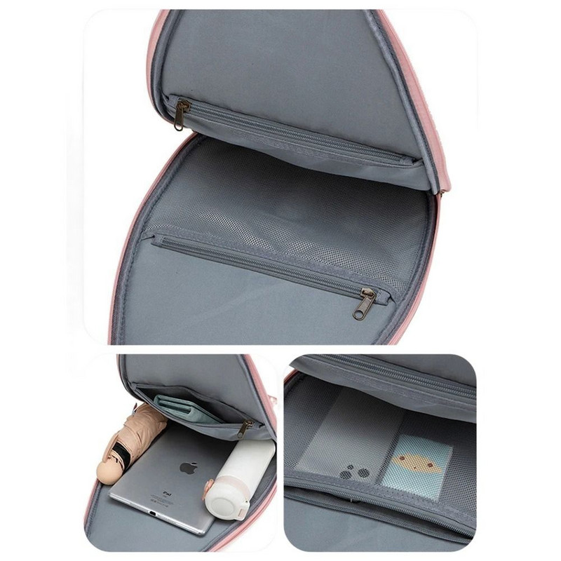 Ühe õla tennise kott Tennise aksessuaarid Suure mahutavusega puhast värvi sulgpallikott Ilu Crossbody Tennis Crossbody kott noortele