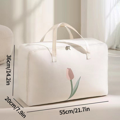 Oxford tárolótáska nagy vastag ruha rendszerező vízálló steppelt takaró paplan tároló táskák szekrény gardrób szervező