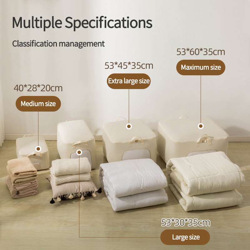 Oxford Összecsukható Tárolótáskák Takarók Paplanok Steppelt táska Ruhásszekrény Rendező Nagy Bolsas Almacenaje Ropa Rangement Vetements