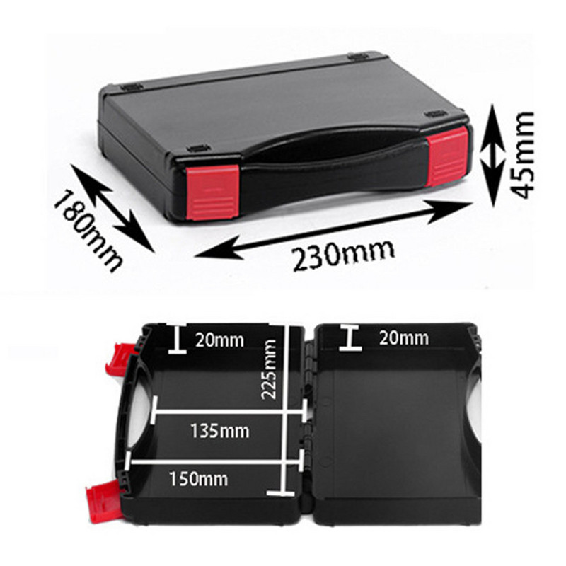 Plastična kutija za alate Sigurnosna oprema Kutija za instrumente Prijenosna suha kutija za alat Kutija za pohranu prijenosnog računala Vanjska kutija za alate s prethodno izrezanom pjenom