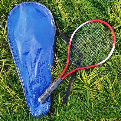 Kék fekete teniszütő táska Sport kellékek kezdőknek teniszütő takaró edzés szülői ütő ujjak beltéri kültéri használatra