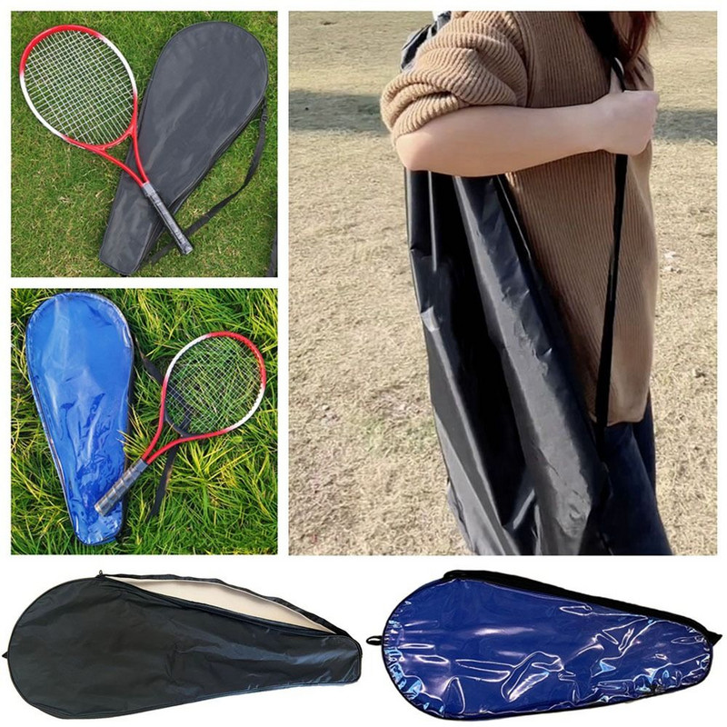 Sinine must tennisereketite kott Sporditarbed algajatele tennisereketi kate Treening lapsevanemaks olemise reketi varrukad siseruumides väljas