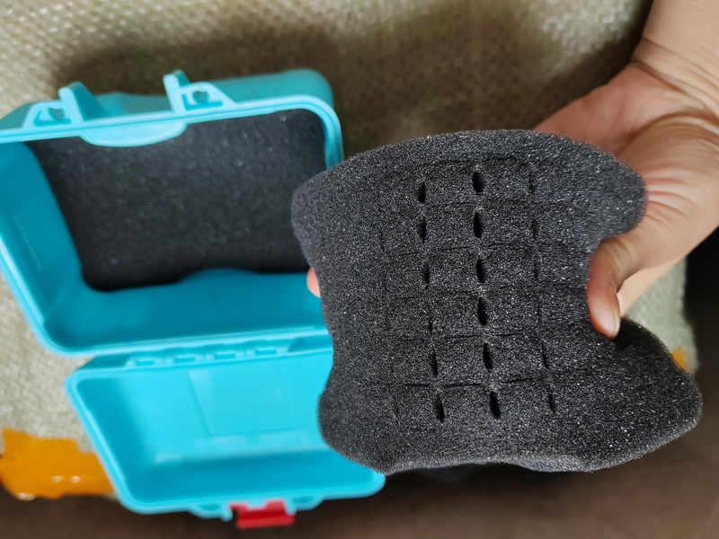 Plastikinė maža įrankių dėžė vandeniui atsparus dėklas įrankių dėžė Organizatoriaus dėžutė, atspari smūgiams instrumentų dėžė Pelican kieto dėklo įrankių laikymo dėžutė