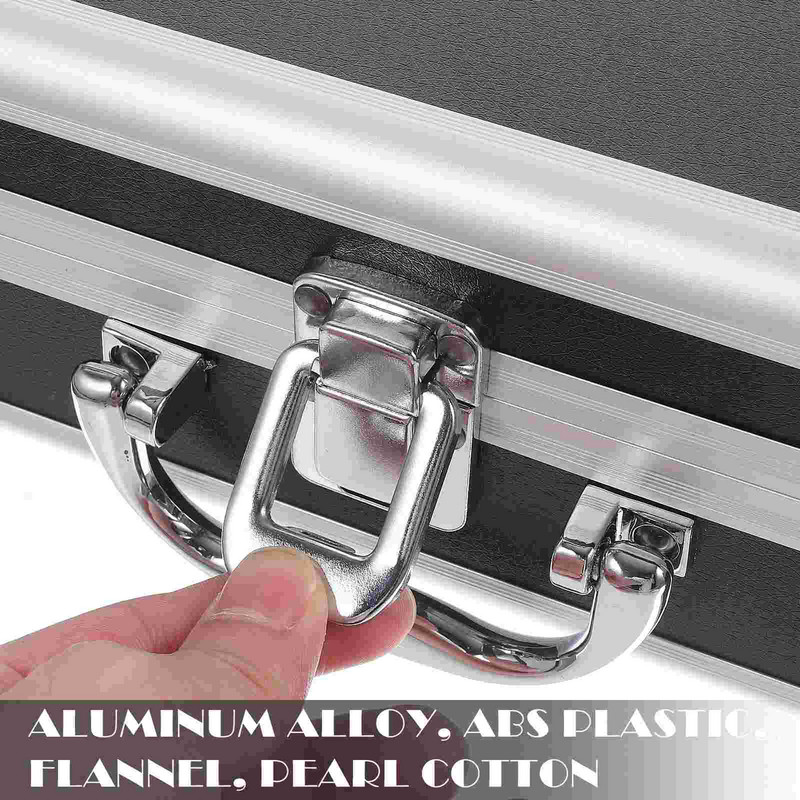 Geanta de transport din aluminiu Unelte din aluminiu Spuma Instrument metalic multifunctional Geanta pentru instrumente din aliaj de aluminiu Universal