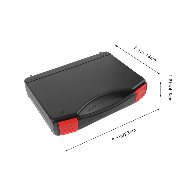 Mazs ciets futrālis ar putuplasta korpusu Lieljaudas instrumentu kastes instrumentu uzglabāšanas kaste