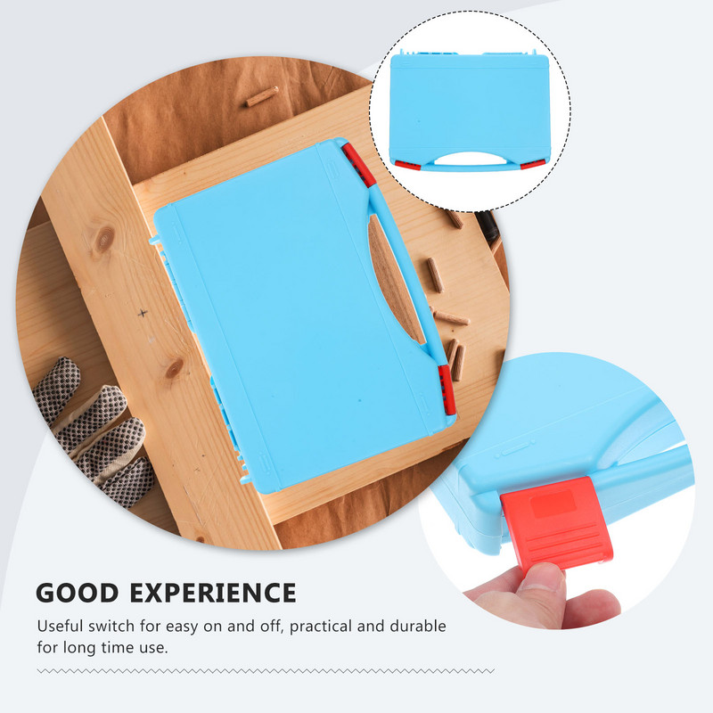 Mazs ciets futrālis ar putuplasta korpusu Lieljaudas instrumentu kastes instrumentu uzglabāšanas kaste