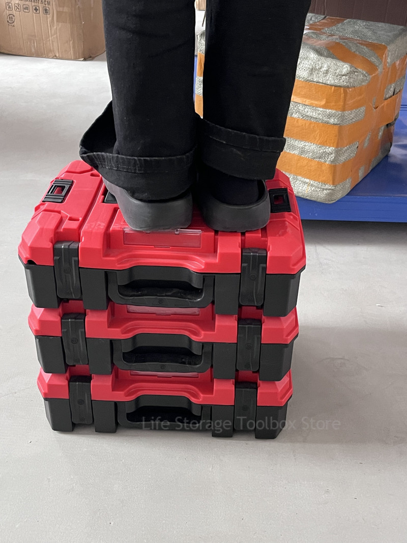 Kutija za alate za kućanstvo Alati za hardver Kutija za pohranu Set alata za popravak Kutija za alat Kutija za organizatore Automobilska prijenosna kutija za pohranu Velika tvrda torbica