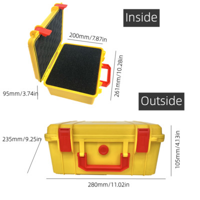 Kutija s alatom Vodootporna torbica otporna na udarce za mehaničara Kutija s alatom Pelikan torba Sigurnosna tvrda torbica Kofer Kutija za pohranu alata sa spužvom
