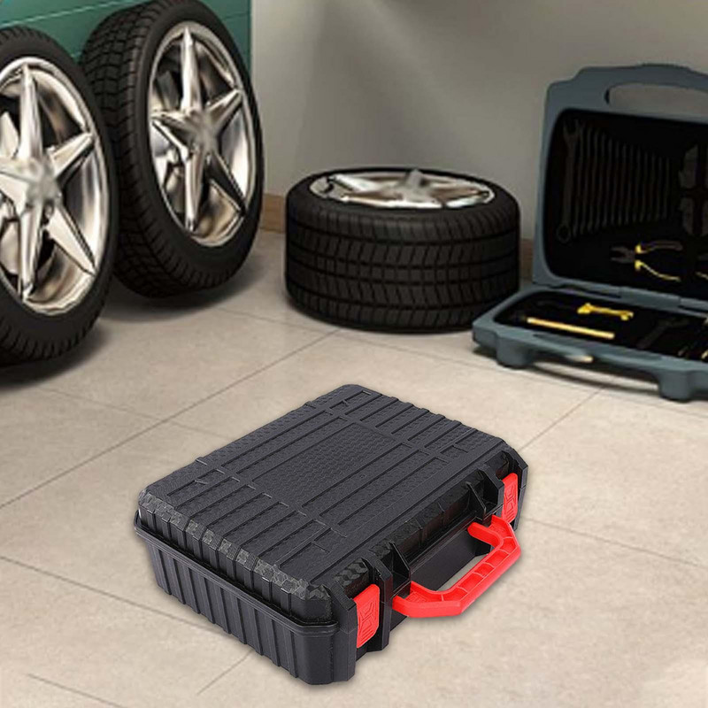 Mašīnas futrālis elektroinstrumentiem Tēva diena Dāvana Instrumentu transportēšana ar roktura glabāšanas futrāli Aparatūras instrumenti Cietais ceļojumu futrālis