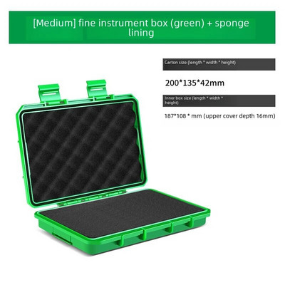 Vodootporni zatvoreni dijelovi malih preciznih instrumenata Kutija za pohranu alata Sigurnosna zaštitna kutija Kutija za alat male veličine