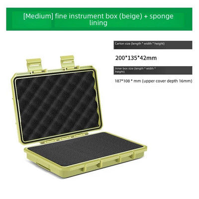 Vodootporni zatvoreni dijelovi malih preciznih instrumenata Kutija za pohranu alata Sigurnosna zaštitna kutija Kutija za alat male veličine
