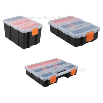 Plastic Tool Box Organizer Box Piece Box Grage Tools Organizer Hardware διαμέρισμα Μικρό κουτί ανταλλακτικών Πλαστική θήκη αποθήκευσης