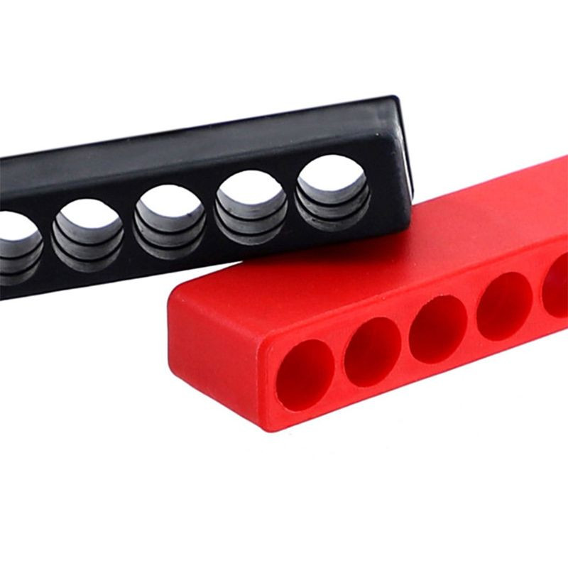5x 12 caurumu sešstūra uzgaļu organizators plastmasas skrūvgrieža uzgaļa turētāja urbis galvas uzglabāšanai CASE kastes blokam 6,5 mm sešstūra uzgaļa blokam
