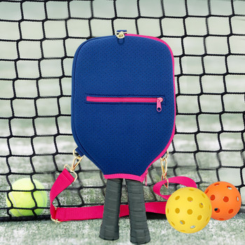 Водоустойчив хлоропренов каучук Pickle Ball Paddle Bag Racquet Моден дизайн с цип за спорт на открито Удобство Спортна чанта