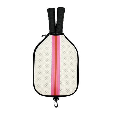 Ūdensnecaurlaidīgs hloroprēna gumijas marinēta bumbiņu lāpstiņa soma rakešu moderns rāvējslēdzēja dizains āra sporta ērtībām sporta soma