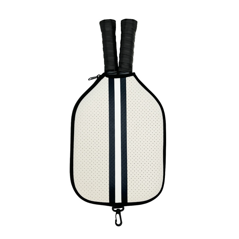 Ūdensnecaurlaidīgs hloroprēna gumijas marinēta bumbiņu lāpstiņa soma rakešu moderns rāvējslēdzēja dizains āra sporta ērtībām sporta soma