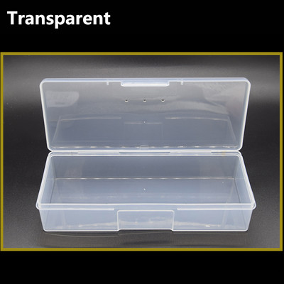 1/4/6/12 db Műanyag körömdísz tároló dobozok átlátszó rózsaszín téglalap rendező tárolók tok köröm kiegészítők kijelző dobozok