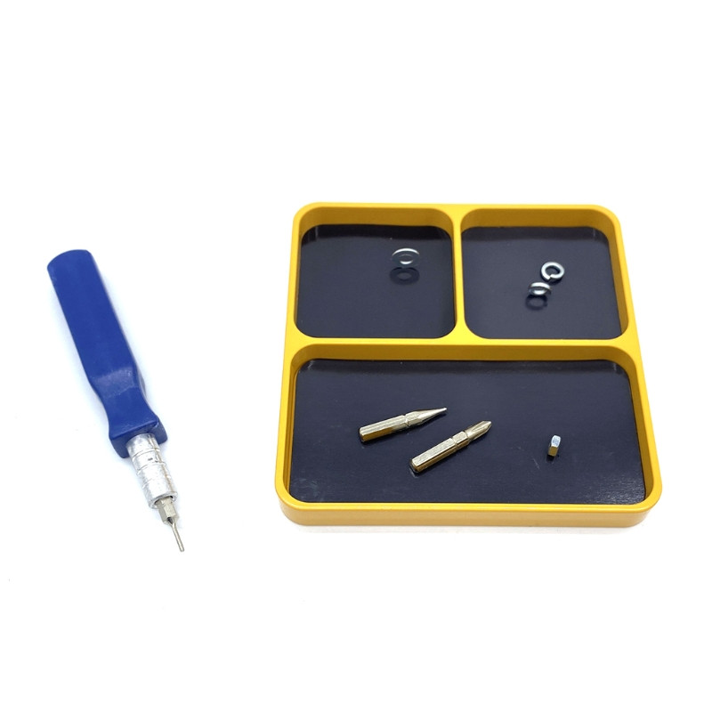 Metal Magnet Suruburi Tava 3 Grila pentru magazin Întreținere telefon mobil Piese mici Tavi magnetice pentru instrumente Ușoare Durabile