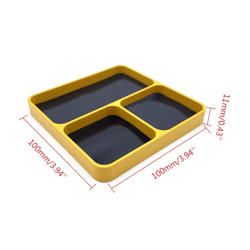 Metal Magnet Suruburi Tava 3 Grila pentru magazin Întreținere telefon mobil Piese mici Tavi magnetice pentru instrumente Ușoare Durabile