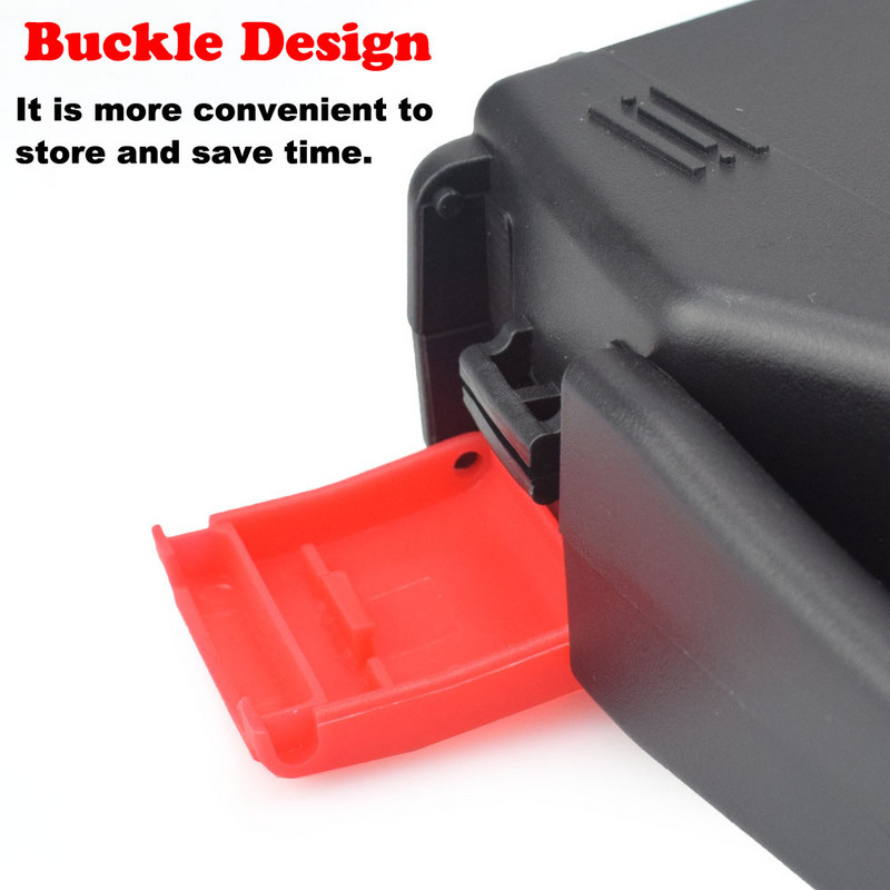 NEWACALOX plastmasas glabāšanas futrāļa instrumentu kaste ar sūkļa paklājiņiem, aizsardzības instrumenti Daudzfunkciju remonta instrumentu kaste aparatūras instrumentiem