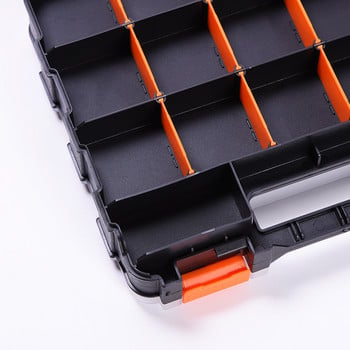 Пластмасова кутия за инструменти Преносими части могат да се припокриват Винт Кутия за съхранение на електронни компоненти Класификация Домакински куфар Органайзер