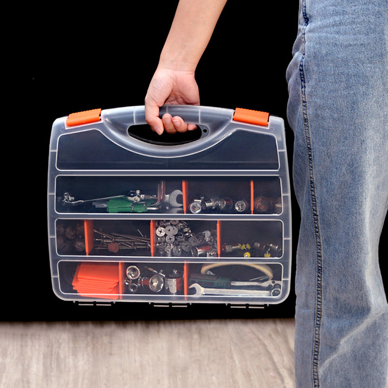 1kom Kutija za pohranu elektroničkih komponenti Plastična odvojiva ladica Vijčane matice Kutija za pohranu Kućanski hardver Organizator alata