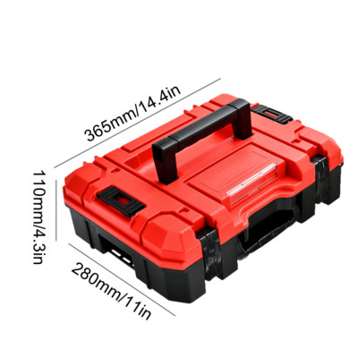 Εργαλειοθήκη Plastic Organizer Βαλίτσα Tool Box Organizer Box Μηχανικό εργαστήριο Εργαλεία Κουτί αποθήκευσης για μηχανικούς Γκαράζ Σκληρή θήκη