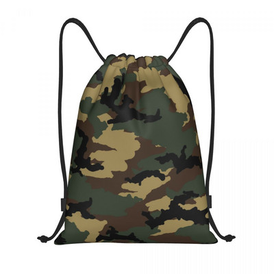 WW2 vācu Splittertarn Camo savilkšanas mugursoma sporta sporta soma vīriešiem sievietēm militārās armijas maskēšanās treniņu maiss