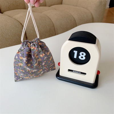 Jauki ziedu velveta maza monētu maciņa aukliņu soma Rokassomas Sievietēm Rotaslietas Lūpu krāsa Kosmētika Bagāžas virve uzglabāšanas maisiņš, auklas soma