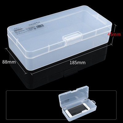 LUXIANZI ūdensnecaurlaidīgas plastmasas uzglabāšanas instrumentu kaste Pārnēsājamas caurspīdīgas metāla daļas Aparatūras instrumenti Skrūvgrieža organizatora instrumentu kaste futrālis