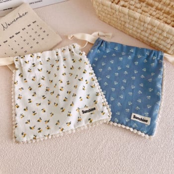 INS Garden Style Floral Cotton Bundle Pocket Organizer Bag Organizer Home Organizer Dust Bag Ταξινόμηση ταξιδιού Φορητή τσάντα οργάνωσης