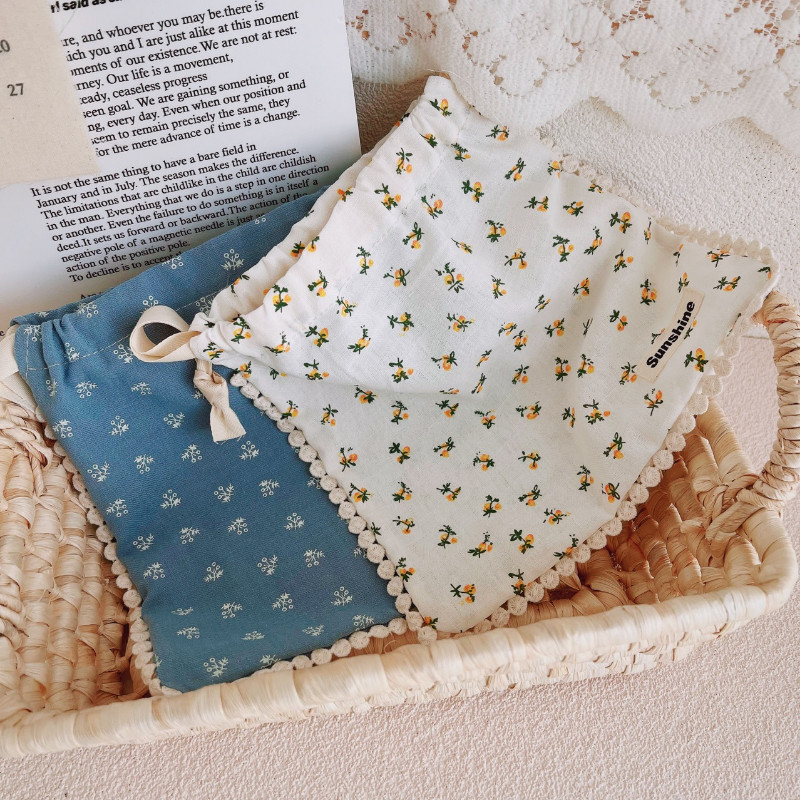 INS džepna organizatorska torba s cvjetnim pamučnim svežnjem u vrtnom stilu Kućni organizator Vreća za prašinu Putna klasifikacija Prijenosna organizatorska torba