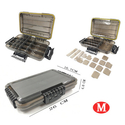 Vodootporna kutija s alatom velikog kapaciteta Kutija s priborom za ribolov Kutija za pohranu alata Udica s lažnim mamcem Kutija s priborom za ribolov Kutija s mamcem