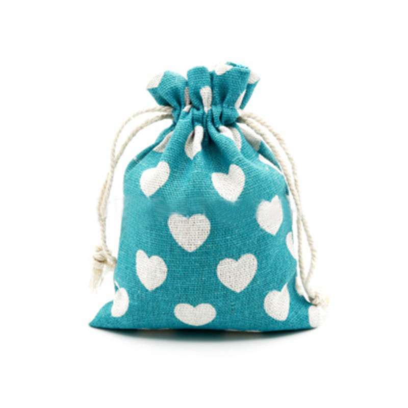 Kokvilnas līnija Savelkamās aukliņas maisiņi Uzglabāšanas soma Konfekšu labvēlības turētājs Rotaslietas Ballītes Dāvanas Soma Organizators Aplauzums Kosmētika Monētas Atslēgas Somas