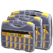 15/21 Grids Portatīvo detaļu kaste Metāla skrūvju uzglabāšanas kaste Aparatūras daļas Skrūvgriežu remonts Transportlīdzekļa rokas rīks ящик для инструментов