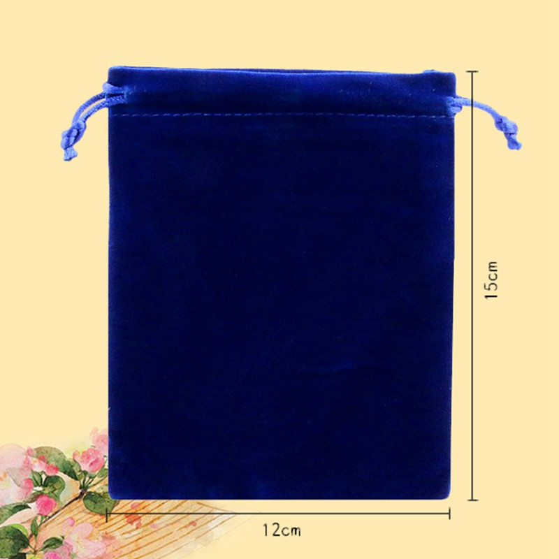 7x9cm 10x12cm 12x15cm krāsaini samta maisiņi Juvelierizstrādājumu iepakojuma displejs aukliņu iesaiņojuma dāvanu maisiņi un maisiņi