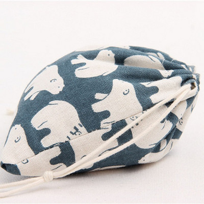 1 gab Savelkamās aukliņas Kokvilnas lina auduma putekļu auduma maisiņš Dabīgs audekls Hesijas džutas maisiņi Dāvanu konfekšu maisiņi Kāzu dāvanu maisiņi